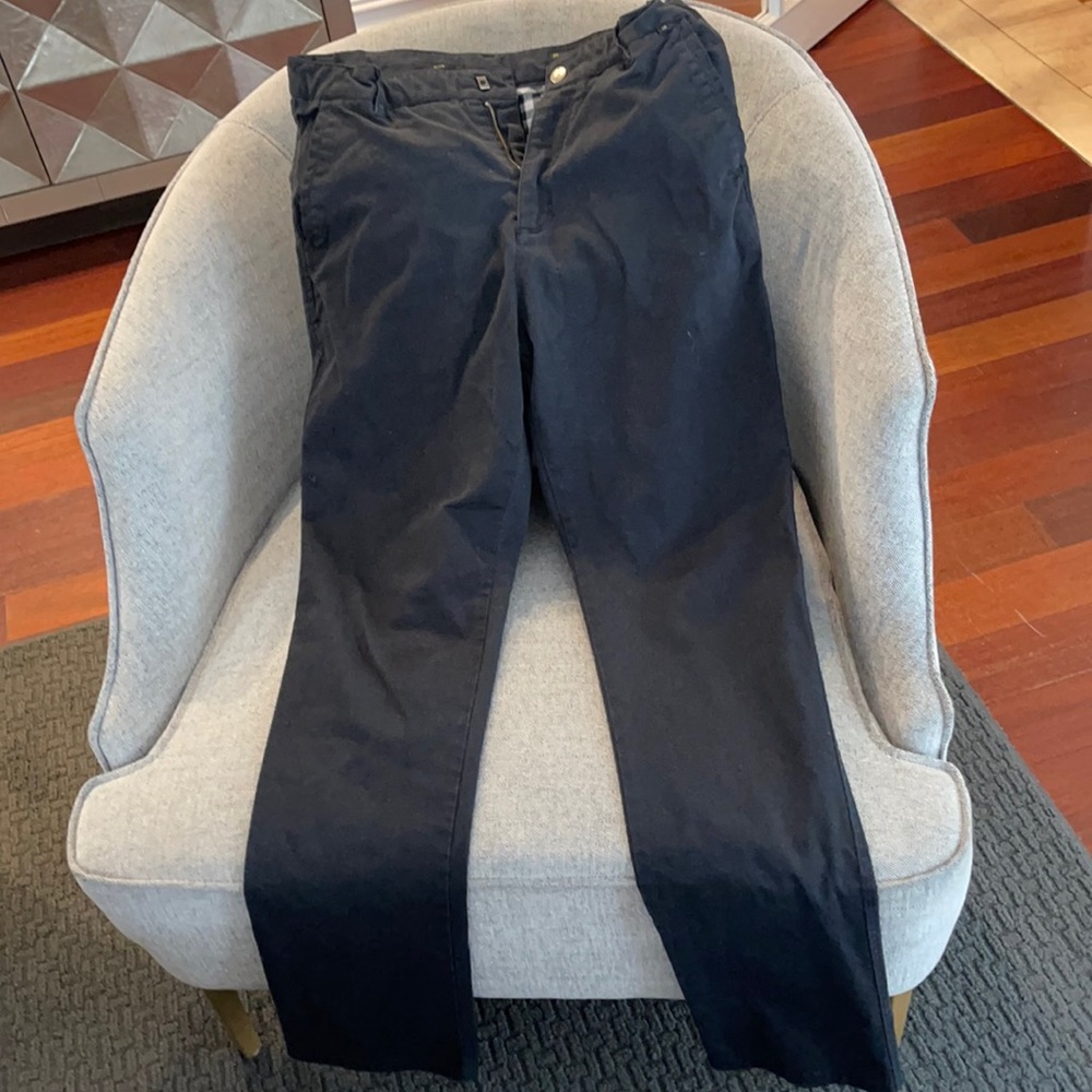 Black chinos